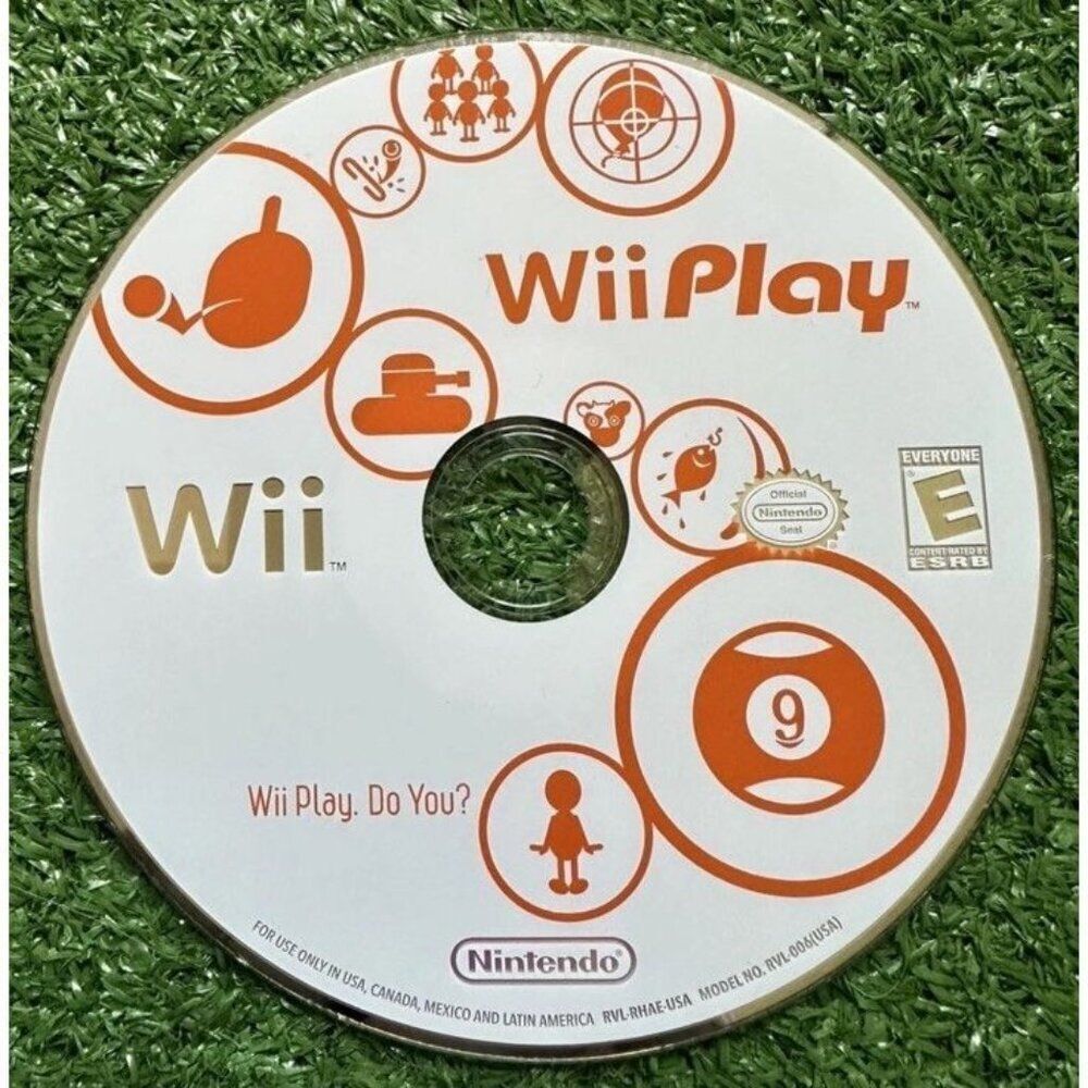 Wii Play Disc Only Tested & Working (Wii, 2007)